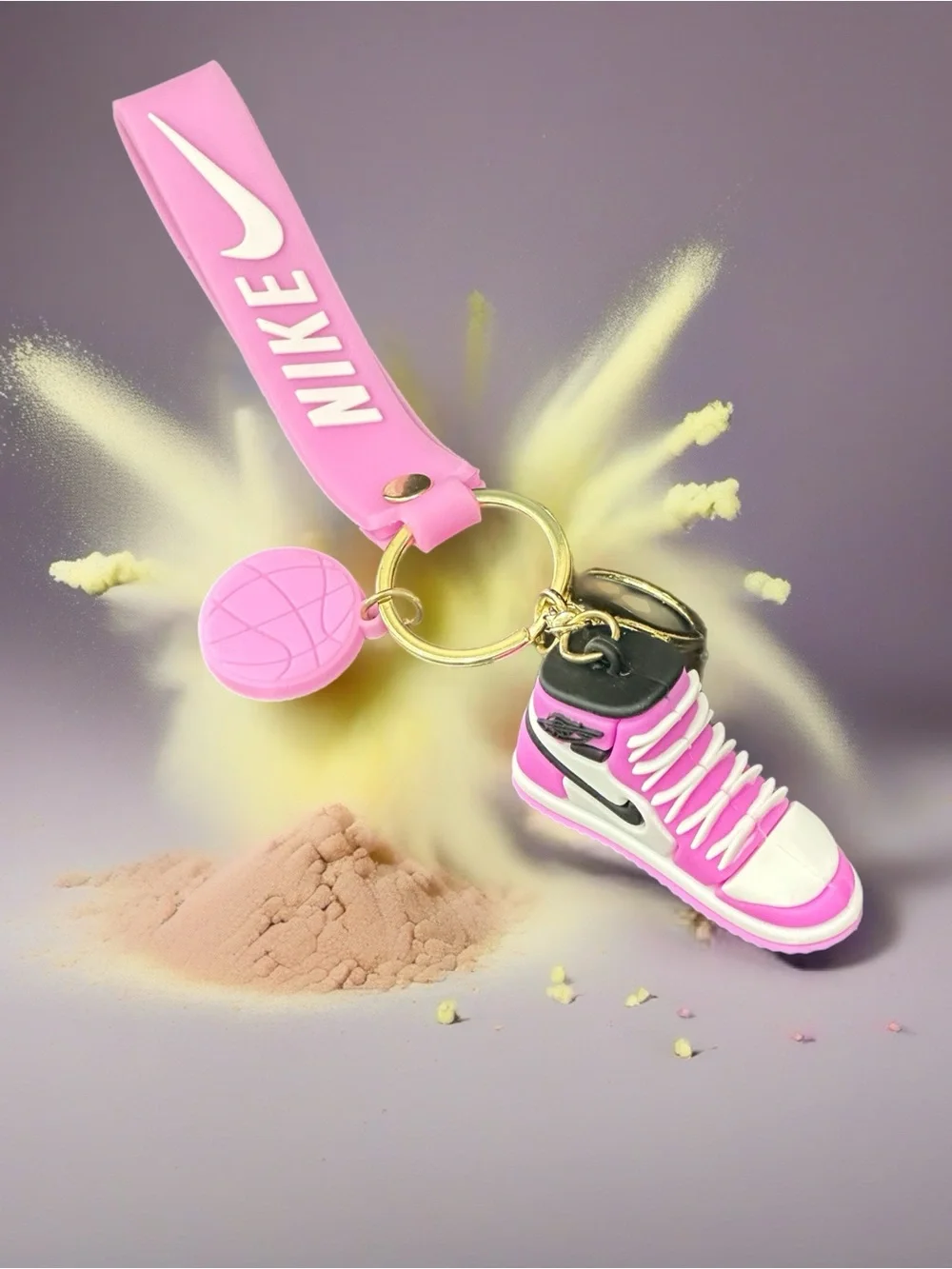 Nike Sneaker keychain/bag charm